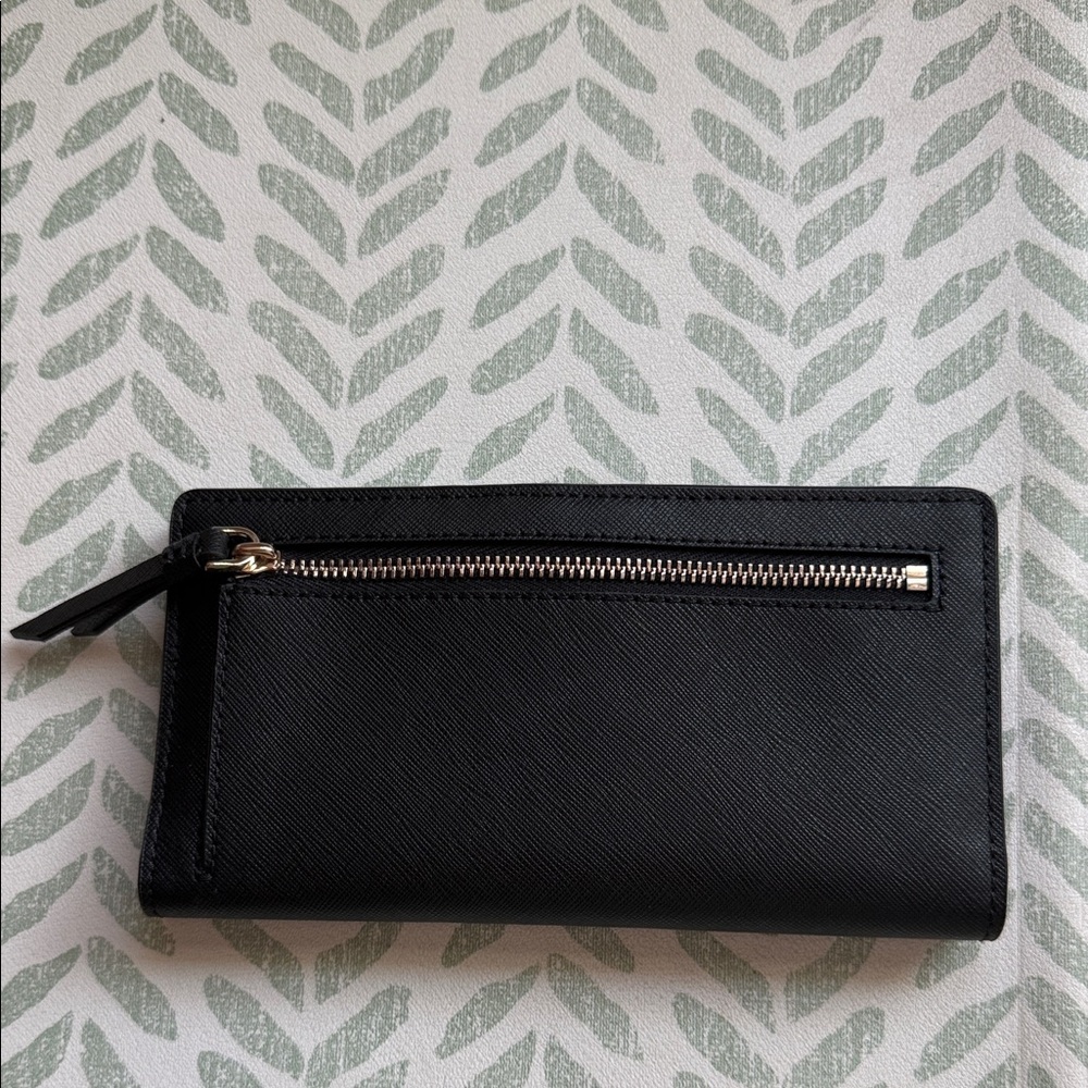 Kate Spade Black Saffiano Leather Wallet - Picture 3 of 5